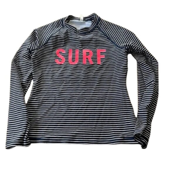 GAP Navy and White Striped Swim Coverup - Picture 1 of 4